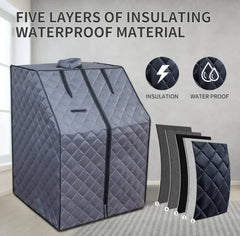 Compact Home Steam Sauna Kit