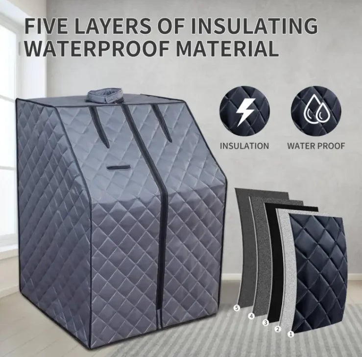 Compact Home Steam Sauna Kit